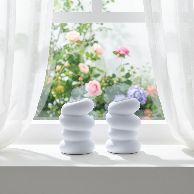 Home Decoration Plastic Vases Outdoor Artificial