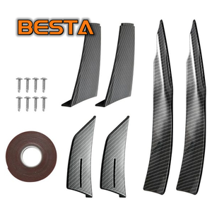 Applicable pour <span class=keywords><strong>BMW</strong></span> série 3 F80 M3 F82 M4 bande de protection de pare-chocs anti-rayures Modification de pare-chocs avant en Fiber de carbone - Product Image 4