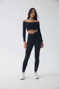 2024 alto estiramiento 2 uds ropa deportiva original corte de onda yoga gimnasio y conjunto de fitness para mujeres colorido conjunto de traje de Yoga - Product Image 3