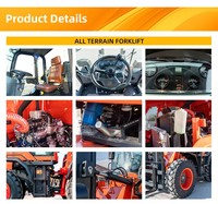 Livraison gratuite Nouveau chariot élévateur tout-terrain diesel Hengwang HW30 3,5 tonnes 5m 4x4 certifié CE