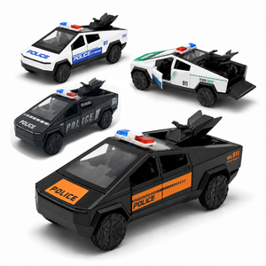 New Design 1:36 Scale Mini Diecast Pickup Truck Model Open Door Pull-back Alloy Metal <strong>Toy</strong> <strong>Car</strong> with Wheels Movable YZ Model - Product Image 1