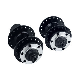 Tambour de roue avant en alliage d'aluminium 15x100 <span class=keywords><strong>12x142</strong></span> Système de frein à disque 32H Rayons 120mm Flange pour vélos de route - Product Image 3