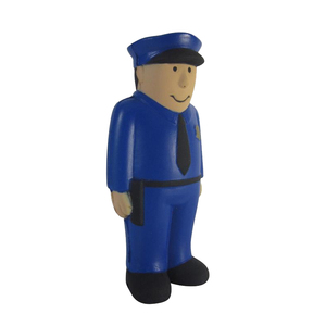 Most Popular Custom PU Foam Character Police Officer Shaped Soft Slow Rising Stress <b>Ball</b> Promotional Gifts <b>Squeeze</b> Toys for Kids - Product Image 4