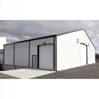 Aisi-diseño de fabricación de cobertizo de construcción de fábrica de plantas, estructura Industrial prefabricada de acero enrollado en caliente, 22-30 días