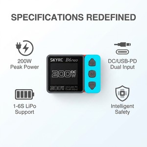 B6neo SkyRC 200W 10A DC PD คู่อินพุตอัจฉริยะสมดุล discharger สำหรับ1-6S Lipo lihv แบตเตอรี่ - Product Image 4