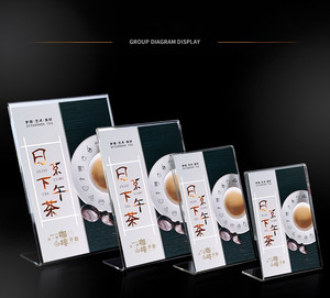 ที่ใส่เมนูโปสเตอร์ทำจากอะคริลิคแบบ A5มีขาตั้งสำหรับแสดงใบปลิวแบบเอนเอียง - Product Image 5