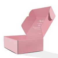 Boîtes d'emballage en carton ondulé pliables à montage automatique avec logo personnalisé, revêtement UV, gaufrage, matériau recyclé pour chaussures et chaussettes
