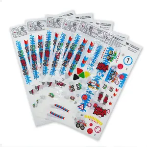 LOGO personalizzato impermeabile colore divertente promozionale cartone animato etichette termiche carta AC Sticker