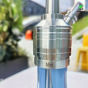 Installation originale de mini narguilé à vapeur de haute qualité 39cm en acier inoxydable narguilé boutique salon meubles fête Club Shisha Chicha - Product Image 4