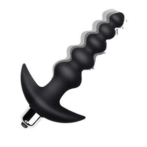 Vibrador Anal de Silicona Impermeable con 10 Modos de Vibración, Tapón Anal Flexible con Forma de Bala para Adultos - Product Image 6