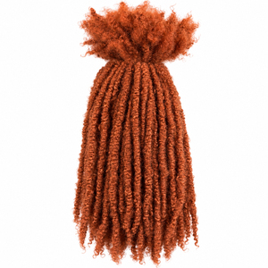 Estensioni per capelli testurizzati in rame personalizzate, 100% capelli umani, per capelli 4A-4B - Product Image 1