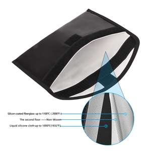 Black Customized Envelope <b>Bag</b> for Office Multi-Functional Waterproof Fireproof File <b>Bag</b> - Product Image 4