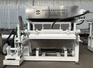 Bandeja De Ovo De Papel Que Faz A Máquina De Polpa De Papelão De Resíduos De Papel Imprensa Quente Moldagem De Polpa De Papel Linha De Produção De Bandeja De Ovo - Product Image 5