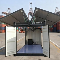 Container Marittimo Open Side da 20 Piedi con Sistema di Alimentazione a Cilindro Idraulico Elettrico