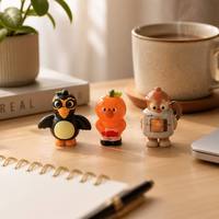 Groothandel Mini Cartoon Squishy Mix Slow Rebound PU Schuim Kawaii Dieren Fruitvormige Stressverlichtende Speelgoed voor Kinderfeestjes OEM