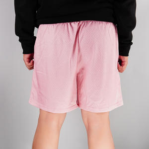 Pantalones cortos de secado rápido de cintura media para hombre con logotipo personalizado al por mayor, malla de poliéster transpirable, diseño gráfico de entrenamiento para correr en la playa - Product Image 5