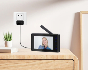 กริ่งประตูวิดีโออัจฉริยะพร้อมหน้าจอ LCD และฟังก์ชั่นปลุกระยะไกล กล้องรักษาความปลอดภัยบ้าน อพาร์ทเมนท์ กริ่งประตู - Product Image 2