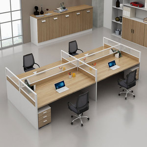Escritorio caliente de 6 plazas moderno, estación de trabajo de oficina, mesa de personal, escritorio de oficina - Product Image 4
