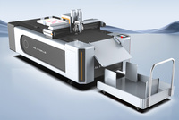 Plotter automático de corte y plegado, caja de cartón de vinilo y pvc, 6090, 1070