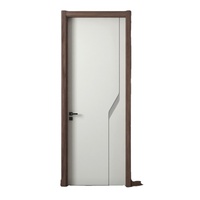 Portes intérieures en bois au design moderne et professionnel, avec panneau en mélamine, taille personnalisée pour une sécurité accrue