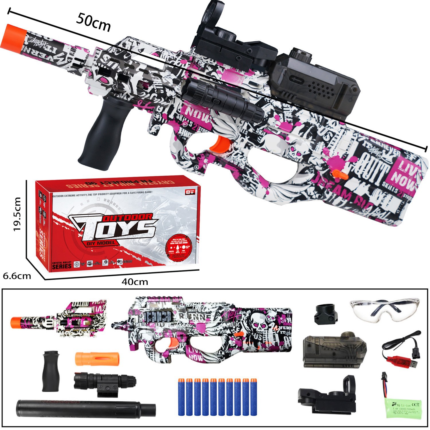 Las balas P90-2 no se recogen.