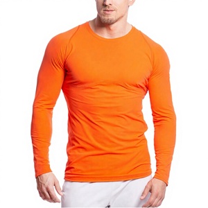 เสื้อคอมเพรสชั่นแขนยาวทรงเข้ารูปสำหรับผู้ชายขายดีที่สุด น้ำหนัก 180 กรัม ดีไซน์ปรับแต่งได้ เสื้อถัก - Product Image 2