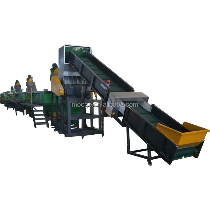 Waste PP PE Bottle Recycling Rigid