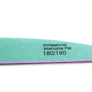 Professional Nail Supplier Nail Files Rectangle Custom Logo Zebra White Pink Thin Private Label 80/80 Grit Nail Files