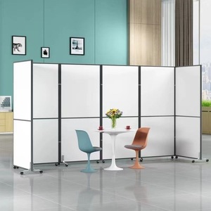 <span class=keywords><strong>Paravent</strong></span> pliable à 6 panneaux BGST, design moderne, écran d'intimité opaque, cloison <span class=keywords><strong>en</strong></span> tissu de 6 pieds x 200 pouces pour usage professionnel - Product Image 3