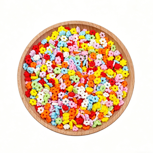 Caramelos Decorativos Kaibe con Forma de Flor, Caramelos Españoles en Rodajas, Botella de Flores Huecas, 453 g/bolsa, Caramelos Decorativos para Pasteles y Repostería - Product Image 1