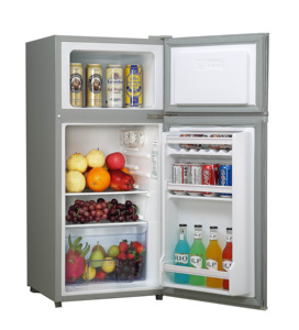 <span class=keywords><strong>Réfrigérateur</strong></span> <span class=keywords><strong>solaire</strong></span> 98 litres <span class=keywords><strong>12V</strong></span> double porte DC compresseur dégivrage congélateur vente en gros OEM usine - Product Image 2
