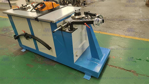 Fully Automatic Hydraulic <b>Small</b> Elbow Duct Forming Round Tube Making Machine Shrimp Maker - Product Image 2