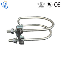 UTTERLY UTT13 Collier de serrage latéral rapide U pour tuyau d'arrosage Sch 40 et Sch 10, direct usine, conforme à la norme NFPA13