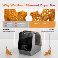 Séchoir à filament Creality Space PI Plus double bobine pour imprimante 3D, température réglable 45-70°C, boîte à air chaud 360° B0D21N35R2