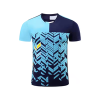 Hochwertiges schweiß absorbieren des Sport-T-Shirt Bequemes persönliches sublimiertes Badminton-Trikot