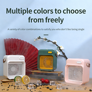 Mini Ventilador de Escritorio para el Hogar, Ventilador de Aire Acondicionado Portátil, Enfriador de Aire Evaporativo Recargable por USB, Ventilador de Aire Portátil con Agua - Product Image 5