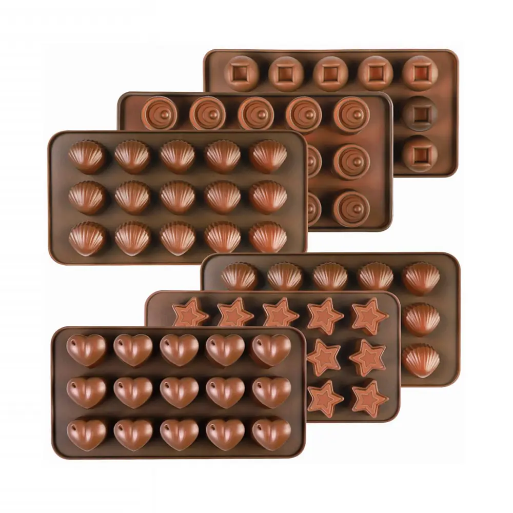 BHD Personalizzare Antiaderente Flessibile Duro 3D Foglia Di Natale Jello Gummy Candy Bar Muffa Del Cioccolato Del Silicone