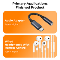 Carte son externe de type C personnalisée, sans pilote, USB2.0, module audio numérique PCBA, casque Android pour appareils à casque filaire