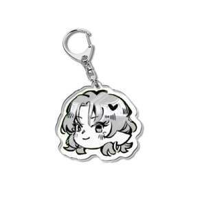 18 estilos en los que el chico en el que ella estaba interesada no era un chico en absoluto, colgante de llavero de plástico acrílico de <span class=keywords><strong>Anime</strong></span>, joyería de doble cara - Product Image 3