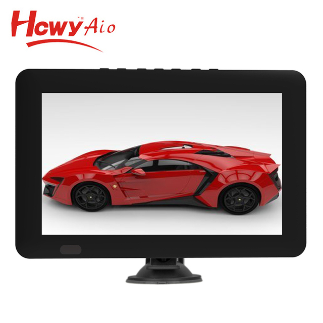 Desktop Digital Slim TV ATSC/ISDB-Y/DVB-T2 LED TV 9 Inch Portable TV With Battery