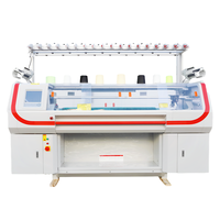 Doppels ystem 52 Zoll automatische Flach betts trick maschine Stricks chuh Ober maschine