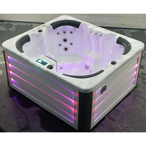 4 người Acrylic <span class=keywords><strong>balboa</strong></span> bồn tắm nước nóng ngoài trời cho Sân sau jakuzzi Whirlpool Massage spa bồn tắm - Product Image 4