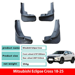 Guardabarros para Mitsubishi Eclipse Cross 17-UP, fabricados en PP/TPE, suaves, anticongelantes, a prueba de salpicaduras, cubiertas delanteras y traseras. - Product Image 1