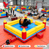 Machine de rodéo mécanique certifiée CE, jeu de taureau gonflable pour la location en centre commercial et à l'occasion de carnavals