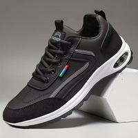 Tendencia en Calzado Deportivo para Hombre, Suela Impermeable, Parte Superior Extra Grande, Zapatillas de Moda para Hombre, con Cordones, para Caminar, Trotar