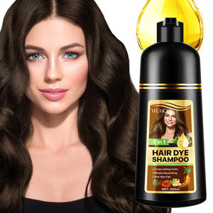 YECUCE Reduce Graying 500ml Champú Tinte para el Cabello Color Café Oscuro con Jengibre, Champú Anticaída 3 en 1 - Product Image 3