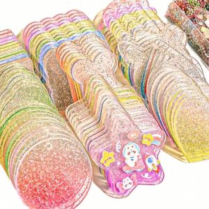 Clear Ornament Transparent Circle Acrylic <b>Sheet</b> Blank Acrylic Keychain - Product Image 4