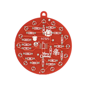OKYN-Y2708 NE555 LED ตกแต่งต้นคริสต์มาสไฟกระพริบจี้วงจร PCB การเชื่อมการสอนการฝึกอบรมชุด DIY - Product Image 5