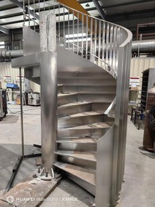 Cầu thang thép hiện đại với thiết kế kiểu dáng đẹp cho không gian nhà & thương mại - Product Image 2