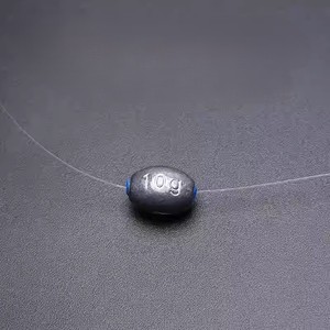 Plombs de pêche en plomb résistants à la corrosion, modèle 10-120g, pour la pêche à la mouche en eau douce et salée, et la pêche en rivière (lancer). - Product Image 1